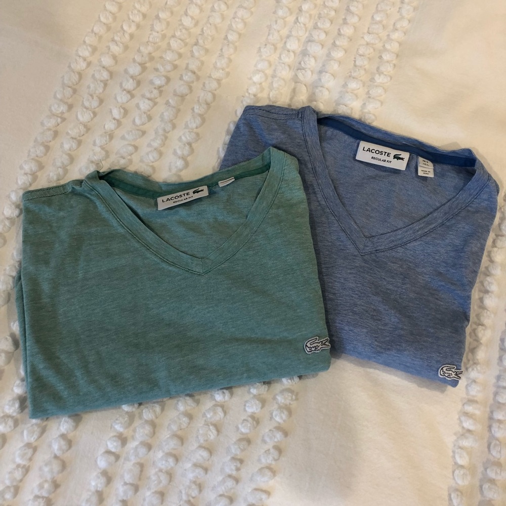 Lacoste Men’s V-Neck Tees